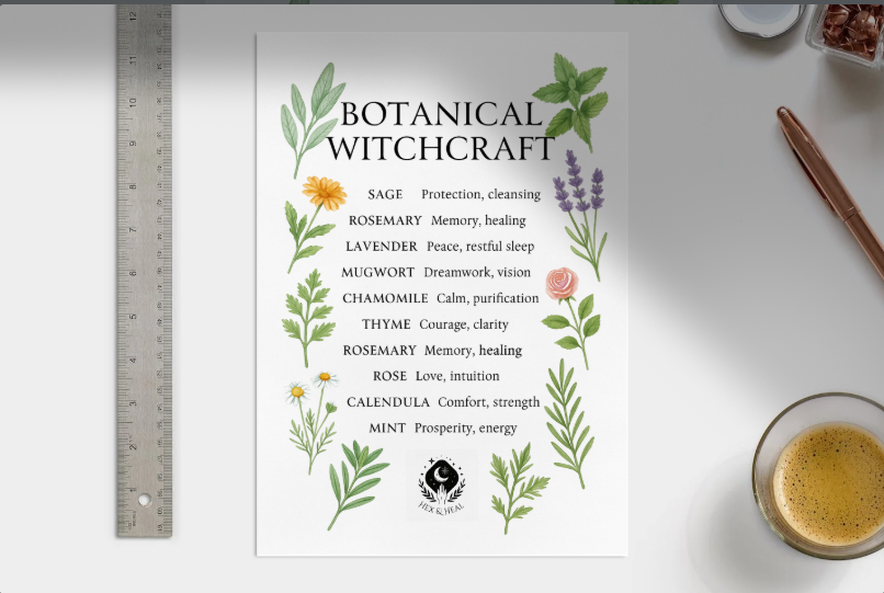 botanical witchcraft a4